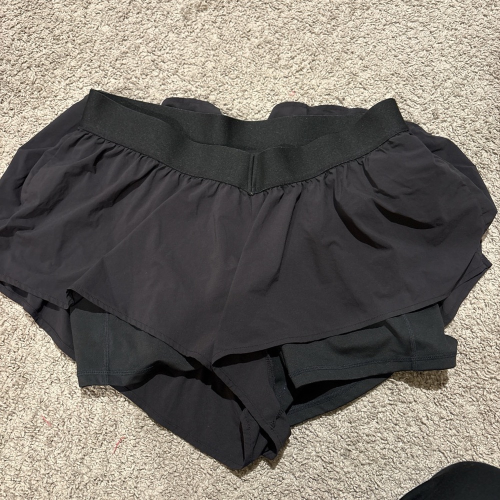 POPFLEX Midnight Black Skort